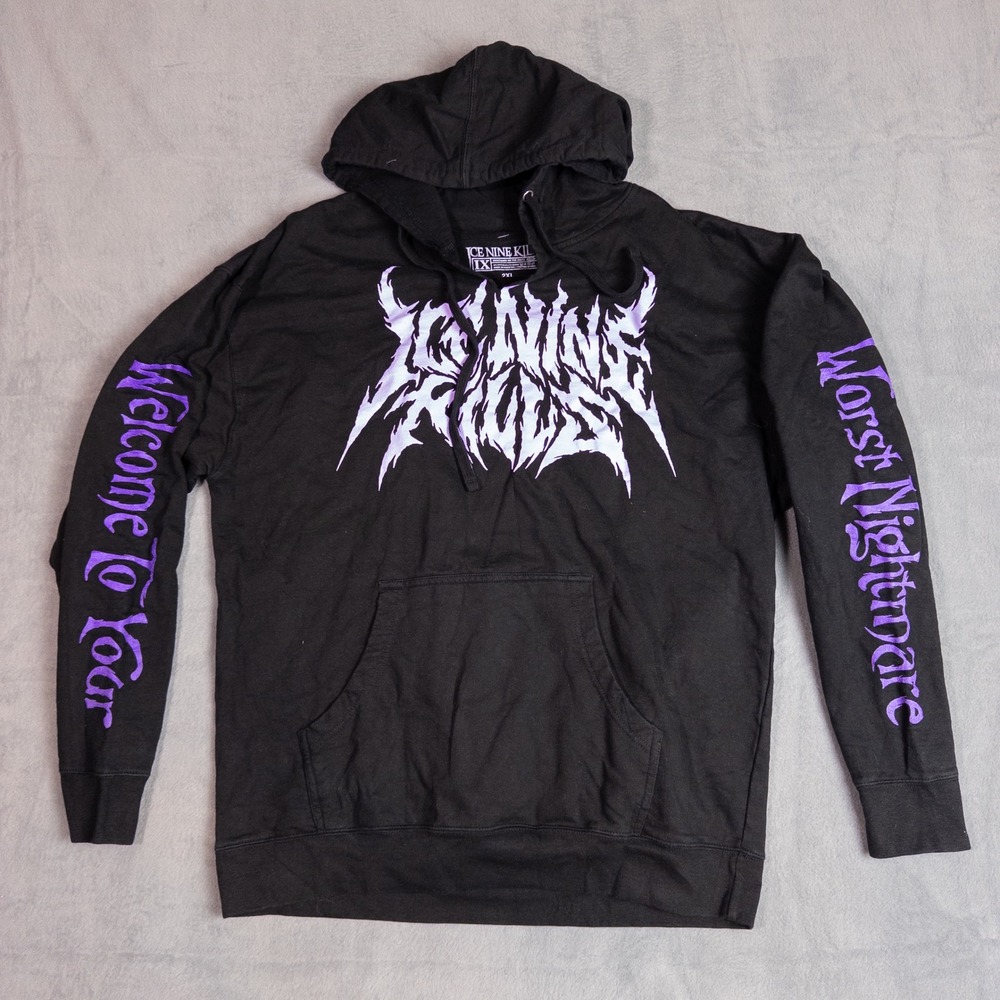 Ice Nine Kills Hoodie Unisex 2XL Black Good Nightmare On The Ninth Horror